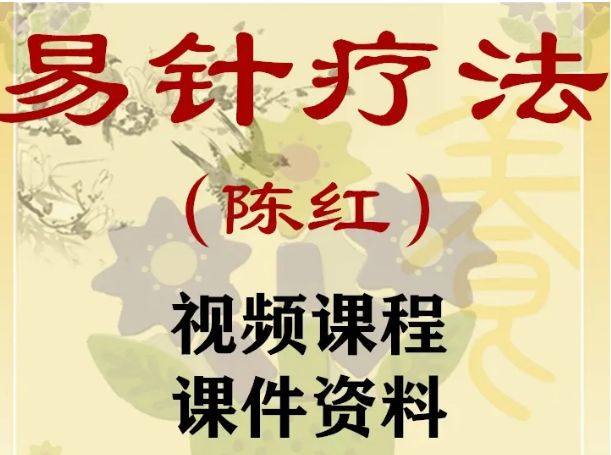  陈红易针疗法三天培训中医视频教程-中医免费自学网