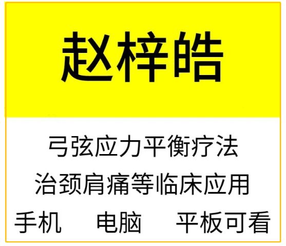 赵梓皓弓弦应力平衡疗法中医视频教程-中医免费自学网